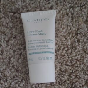 Clarins Paris Cryo-Flash Cream-Mask Glow Booster- Cream 15 mL Can Bundle 6/$24